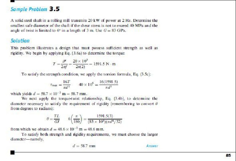 Sample Problem 3.5 | PDF