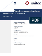 S9 - Guía de Ejercicios 9.1 - Tarea Integradora-Ejercicios de La Semana 6 A La Semana 9