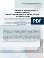Defective Reduction in Printing Process of Flexible Packaging Using Six Sigma Approach: A Case Study of Thai Manufacturing