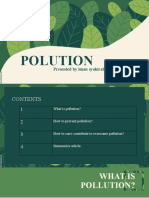 Polution: Presented by Iman Syakirah