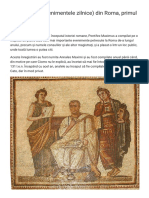 Acta Diurna (Evenimentele zilnice) din Roma, primul ziar din istorie