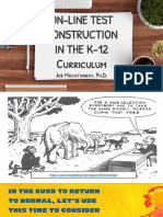 Webinars PPT TEST CONSTRUCTION PDF