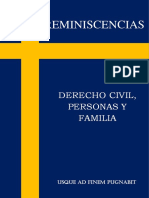 Reminiscencias Derecho Civil Personas y Familia PDF