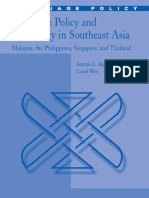 Antonio L. Rappa, Lionel Wee - Language Policy and Modernity in Southeast Asia - Malaysia, The Philippines, Singapore, and Thailand (2006)