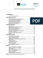 Argentina Programa Modulo 1 - 2021