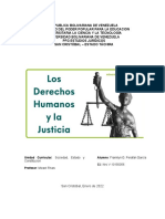 Ensayo Sobre Derechos Humanos y Justicia. PGFG