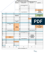 GITAM Engineering Programmes Calendar