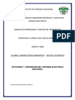 Definición Del Sistema Eléctrico Nacional