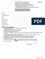 Formulir MHS Baru Linier PGSD Pgpaud