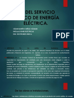 Ley Servicio Público Eléctrica