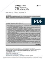 Acute Cholecystitits, Choledocholithiasis and Acute Cholangitis