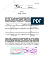 Epithelial Tissue Activtiy