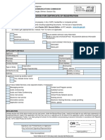 Form No. NTC 1 20 APPLICATION FOR CERTIFICATE OF REGISTRATION (VAS PCSOTSP VOIP)