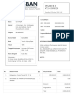 Invoice# Co542031020 185