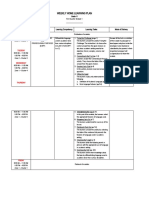 Weekly Home Learning Plan: Day & Time Learning Area Learning Competency Learning Tasks Mode of Delivery