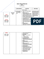 Weekly Home Learning Plan: Day & Time Learning Area Learning Competency Learning Tasks Mode of Delivery