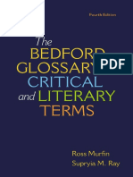 The Bedford Glossary of Critical and Literary Terms, Fourth Edition by Ross Murfin Supryia M. Ray