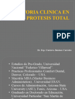 Historia Clinica en Protesis Total