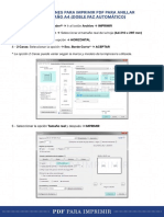 Instrucciones para Imprimir PDF PARA ANILLAR - Tamaño A4 - Doble Faz Automático