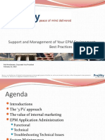 Administrating EPM Best Practices PROJILITY
