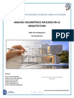 ANALISIS VOLUMETRICO APLICADO EN LA ARQUITECTURA. PROYECTO DE INVESTIGACIÓN