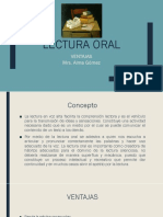 Lectura Oral