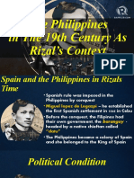 The Philippines in The 19th Century As Rizal's