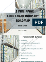 Philippine Cold Chain Industry Roadmap INITIAL DRAFT