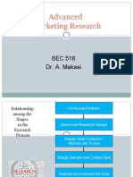 Advanced Marketing Research: BEC 516 Dr. A. Makasi