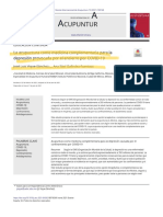 Acupuntura como medicina complementaria para la depresión por confinamiento COVID-19