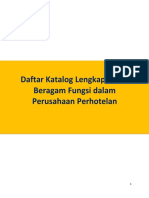 Daftar Katalog KPI - Hotel