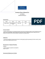 Faculty of Eng. & Natural Sci.: Instructor(s)