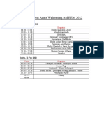 Rundown Acara Welcoming Staf BEM 2022