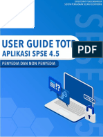 User Guide TOTP SPSE v4.5 Penyedia Dan Non Penyedia