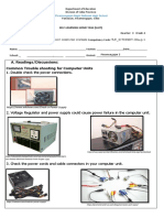 A. Readings/Discussions: Common Trouble Shooting For Computer Units