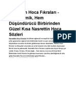 Nasrettin Hoca Fıkraları