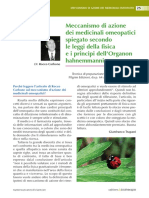 Meccanismo Di Azione Dei Medicinali Omeopatici Spiegato Secondo Le Leggi Della Fisica e I Principi Dell'organon Hahnemmanniano - Rocco Carbone