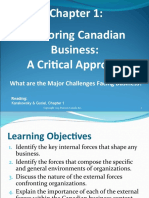 Chapter 1 - Exploring Canadian Business