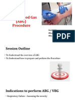 Arterial Blood Gas - Procedure