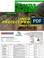 Special Report Incoming Project Prospect Edisi 10-15 Februari 2020