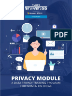 Privacy Module: A Data Privacy Training Program For Women On Break