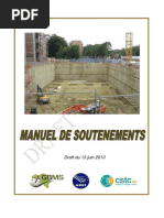 Manuel de Soutènements + Infofiches