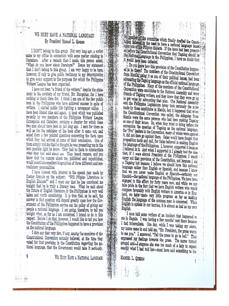 We Must Have A National Language | PDF