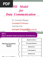 OSI Model For Data Communication: Er. Avinash Bhagat 9463281930