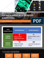 Beberapa Alternatif Asesmen Jarak Jauh Berbasis Kompetensi