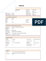 Profile: Primary Information