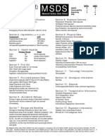 Material Safety Data Sheet