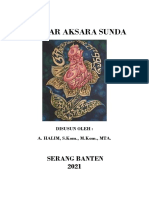 Belajar Aksara Sunda