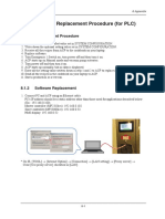 8.1 Software Replacement Procedure (For PLC)