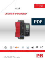 Product Manual: Universal Transmitter